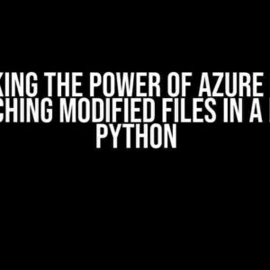 Unlocking the Power of Azure DevOps API: Fetching Modified Files in a PR using Python